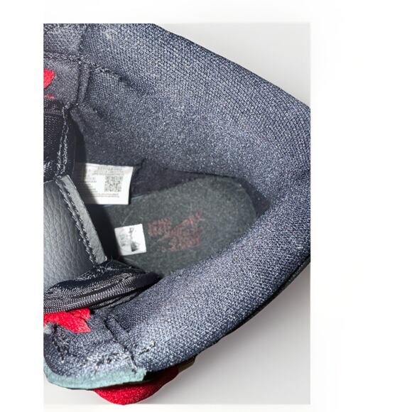 Nike Air Jordan 1 Retro MENS High OG Black Satin Gym Red Size 9 LIGHTLY WORN!! - Picture 10 of 15